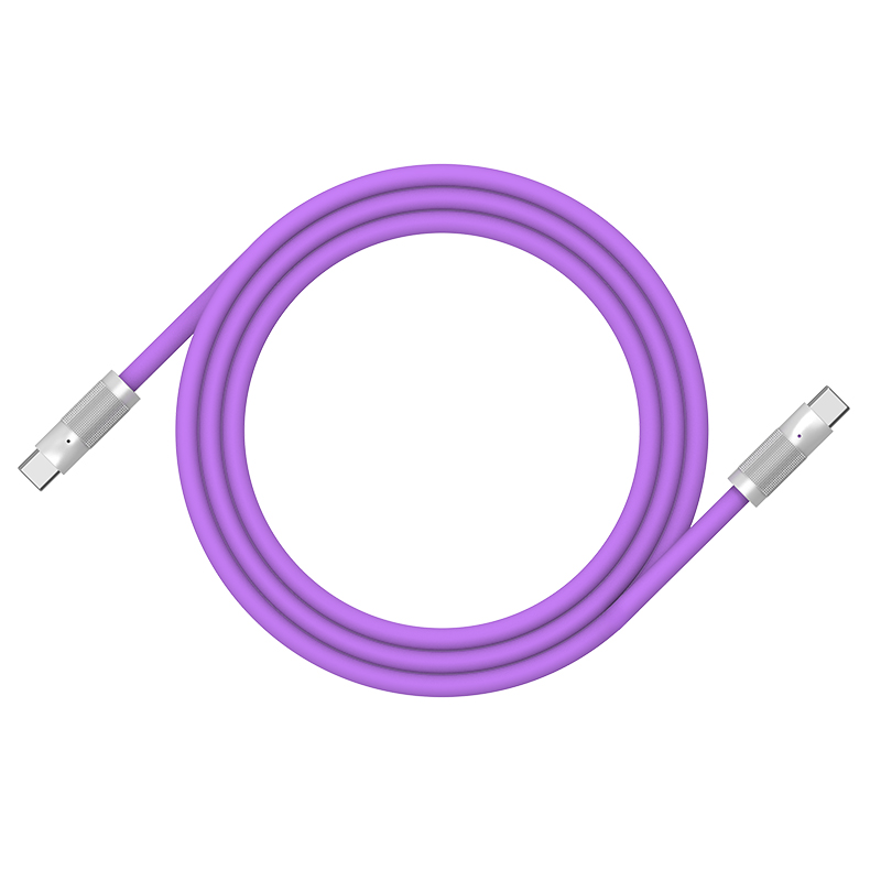 C TO C metal head + silicone cable