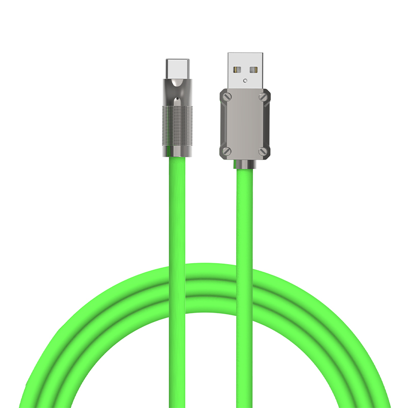 A TO C metal head + silicone cable