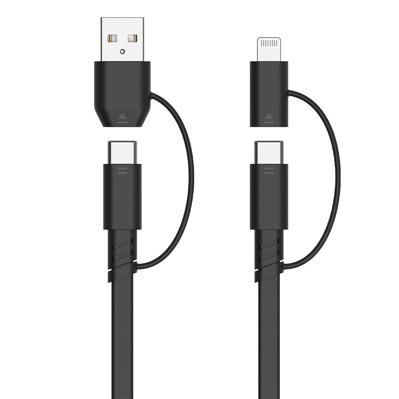 MFI 4-in-1 PVC data cable