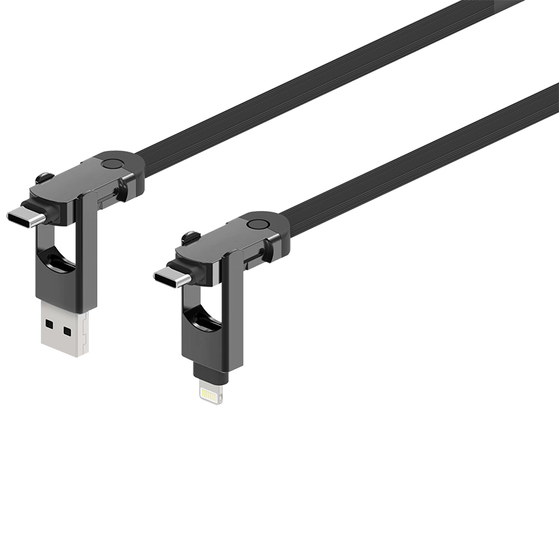6-in-1 TPE metal shape flat cable